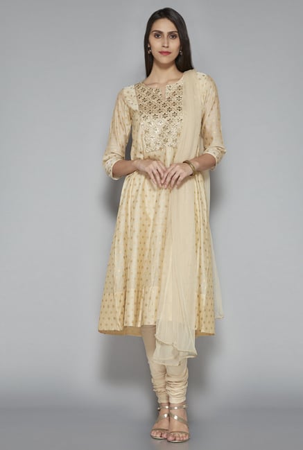 Vark by Westside Beige Ethnic Set Vark by Westside Beige Ethnic Set