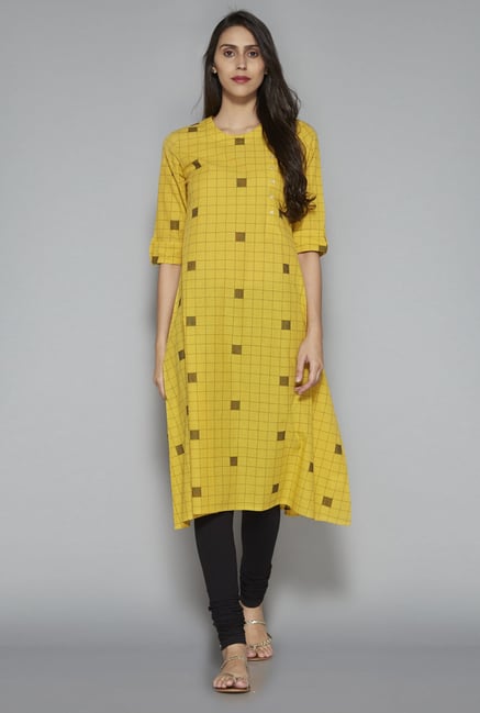 Utsa by Westside Yellow Kurta Utsa by Westside Yellow Kurta