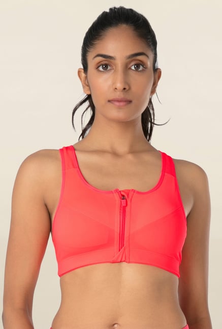 PrettySecrets Coral Non Wired Non Padded Bra PrettySecrets Coral Non Wired Non Padded Bra