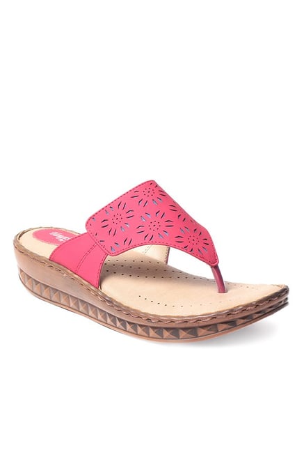 Yangistan by MSC Pink Thong Wedges Yangistan by MSC Pink Thong Wedges