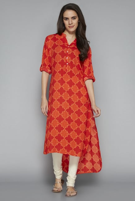 Utsa by Westside Coral High-low Kurta Utsa by Westside Coral High-low Kurta