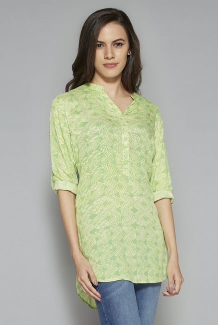 Utsa by Westside Lime Kurti Utsa by Westside Lime Kurti