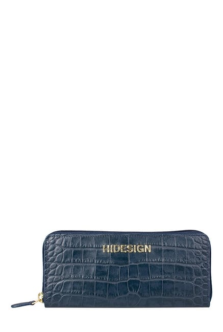 Hidesign Carly W3 (RFID) Navy Textured Leather Wallet Hidesign Carly W3 (RFID) Navy Textured Leather Wallet