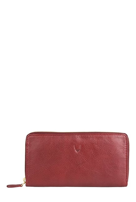Hidesign Atlanta Red Solid Leather Wallet Hidesign Atlanta Red Solid Leather Wallet
