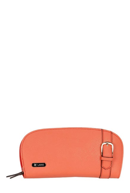 Lavie Linen Orange Belted Wallet Lavie Linen Orange Belted Wallet