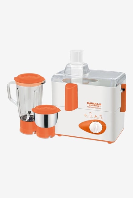 Maharaja Whiteline JMG JX-112 2 Jars Juicer Mixer Grinder (Orange) Maharaja Whiteline JMG JX-112 2 Jars Juicer Mixer Grinder (Orange)