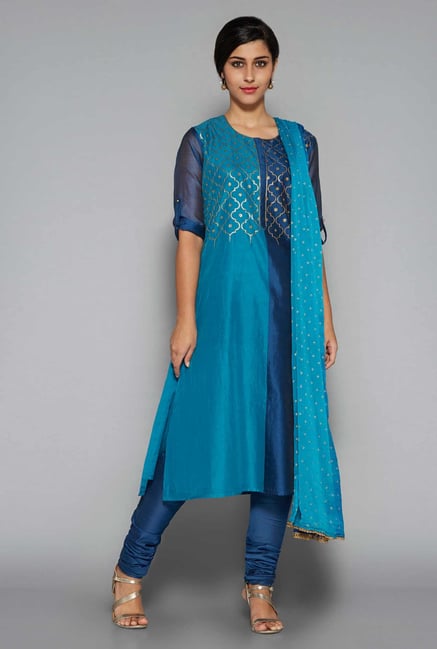 Vark by Westside Indigo Ethnic Set Vark by Westside Indigo Ethnic Set
