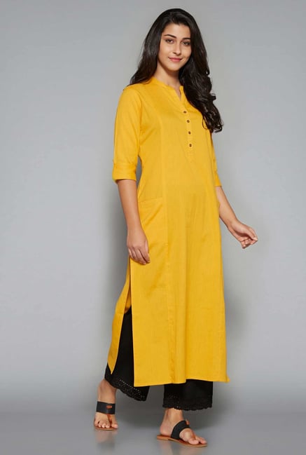 Utsa by Westside Yellow Kurta Utsa by Westside Yellow Kurta