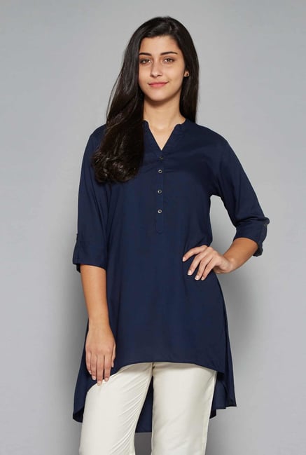 Utsa by Westside Navy Kurta Utsa by Westside Navy Kurta