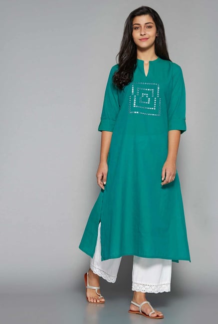 Utsa by Westside Green Kurta Utsa by Westside Green Kurta