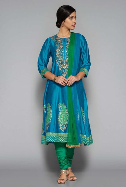 Vark by Westside Indigo Ethnic Set Vark by Westside Indigo Ethnic Set