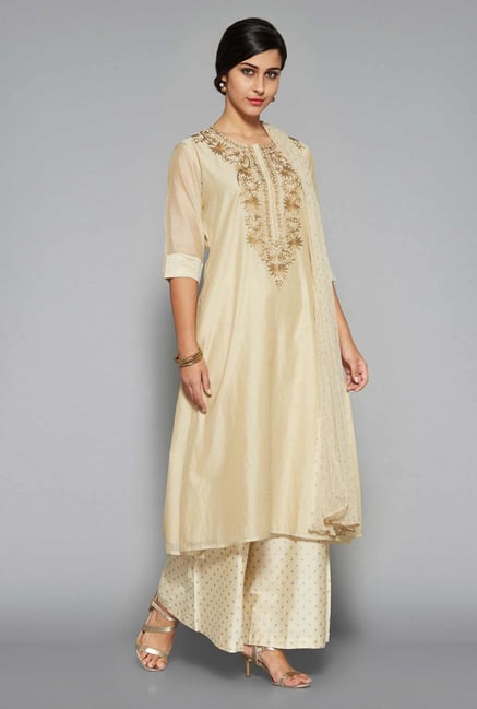Vark by Westside Beige Ethnic Set Vark by Westside Beige Ethnic Set