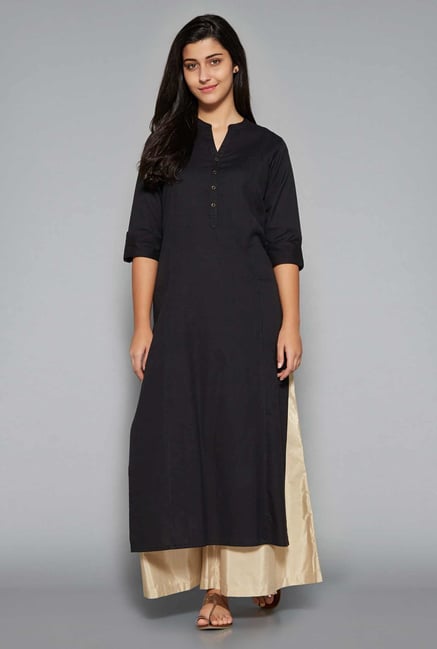 Utsa by Westside Black Kurta Utsa by Westside Black Kurta