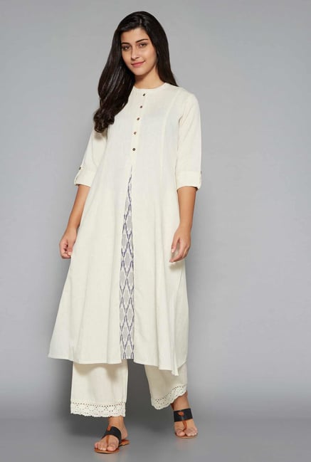 Utsa by Westside Off White Kurta Utsa by Westside Off White Kurta