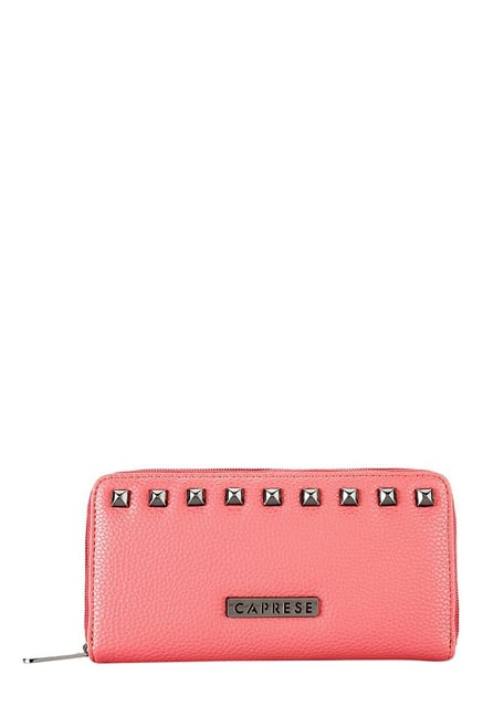Caprese Beryl Pink Riveted Wallet Caprese Beryl Pink Riveted Wallet