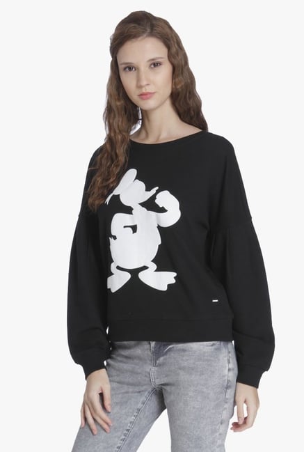 Only Black Printed Sweatshirt Only Black Printed Sweatshirt
