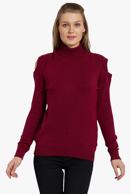Globus Wine Turtle Neck Pullover Globus Wine Turtle Neck Pullover