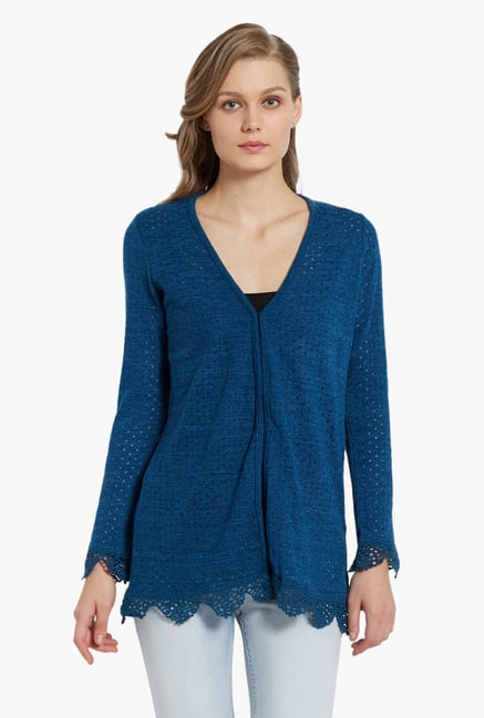 Globus Teal Lace Cardigan Globus Teal Lace Cardigan
