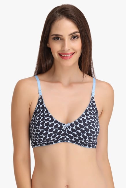 Clovia Blue Non Wired Non Padded T-Shirt Bra Clovia Blue Non Wired Non Padded T-Shirt Bra