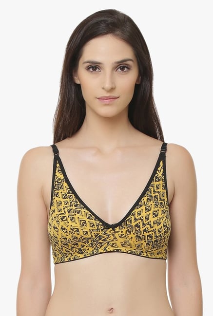 Clovia Yellow Non Wired Non Padded T-Shirt Bra Clovia Yellow Non Wired Non Padded T-Shirt Bra