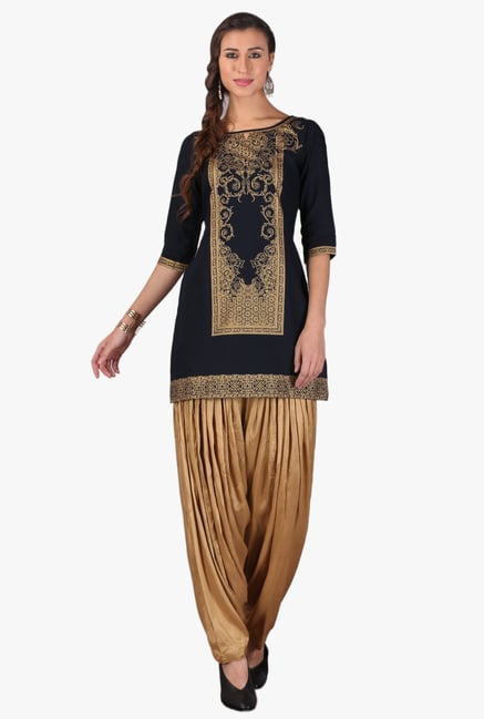 Aurelia Navy Printed Cotton Kurti Aurelia Navy Printed Cotton Kurti