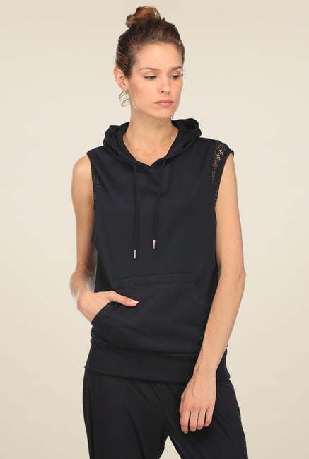 Puma Black Hooded Sweatshirt Puma Black Hooded Sweatshirt