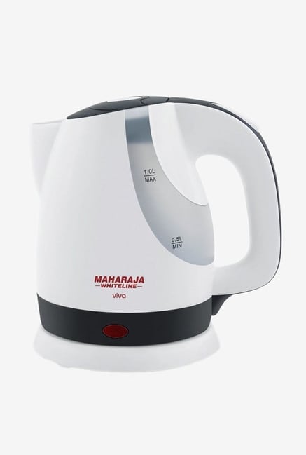 Maharaja Whiteline Viva 1 L Kettle (White/Black) Maharaja Whiteline Viva 1 L Kettle (White/Black)
