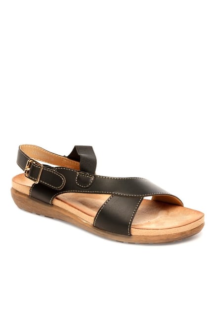 Pavers England Black Back Strap Wedges Pavers England Black Back Strap Wedges