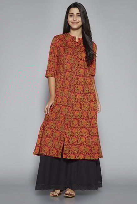 Utsa by Westside Red Kurta Utsa by Westside Red Kurta