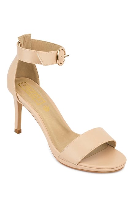 Truffle Collection Nude Ankle Strap Stilettos Truffle Collection Nude Ankle Strap Stilettos