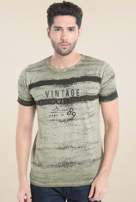 Killer Sage Green Printed T-Shirt Killer Sage Green Printed T-Shirt