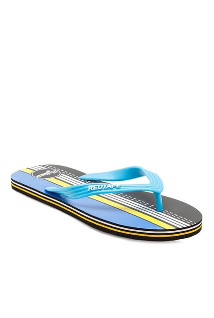Red Tape Blue & Black Flip Flops Red Tape Blue & Black Flip Flops