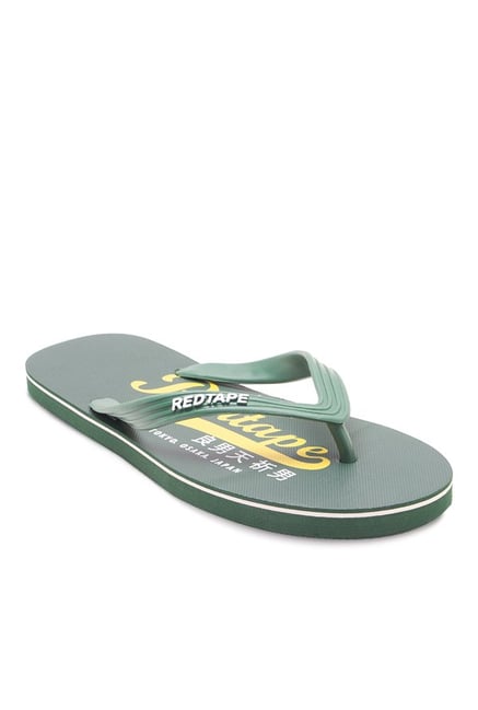 Red Tape Green & Yellow Flip Flops Red Tape Green & Yellow Flip Flops