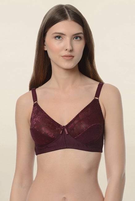 Da Intimo Purple Non Wired Non Padded Bra Da Intimo Purple Non Wired Non Padded Bra