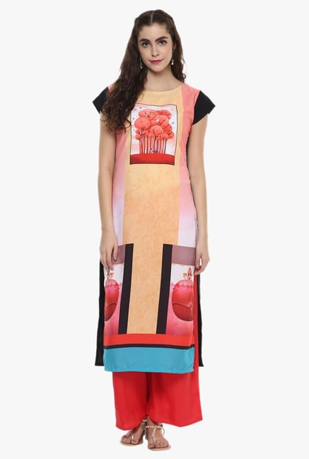 Ziyaa Multicolor Printed Kurta Ziyaa Multicolor Printed Kurta