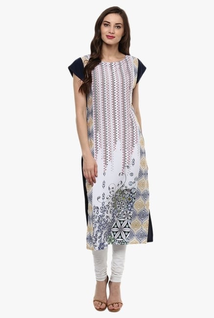 Ziyaa White Printed Kurta Ziyaa White Printed Kurta