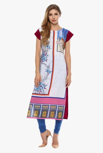 Ziyaa White Printed Kurta Ziyaa White Printed Kurta