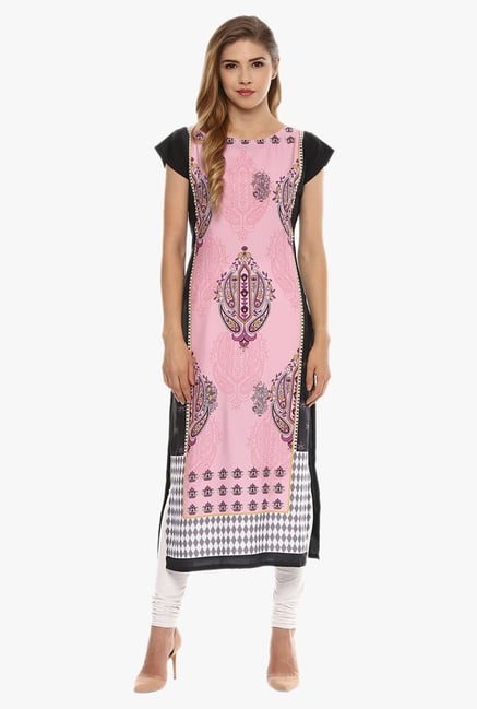 Ziyaa Pink Printed Kurta Ziyaa Pink Printed Kurta