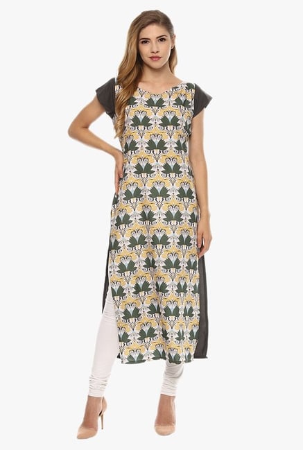 Ziyaa Multicolor Printed Kurta Ziyaa Multicolor Printed Kurta