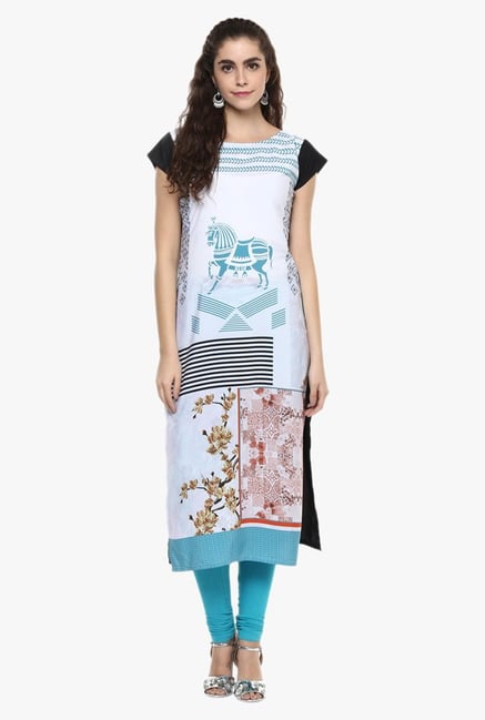 Ziyaa White Printed Kurta Ziyaa White Printed Kurta
