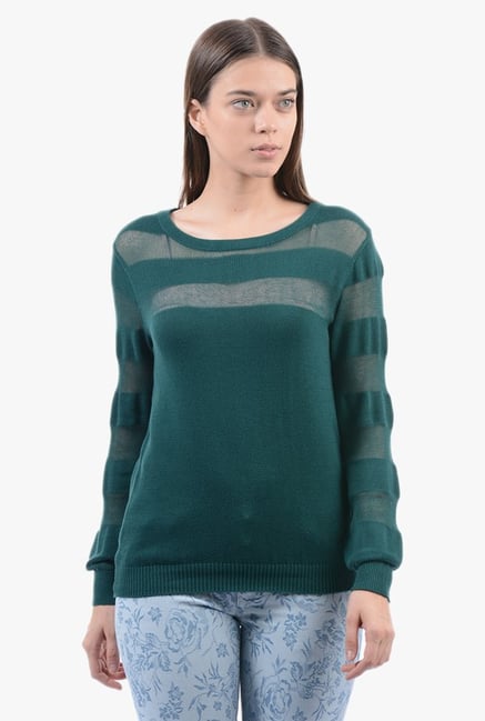 Pepe Jeans Green Regular Fit Sweater Pepe Jeans Green Regular Fit Sweater