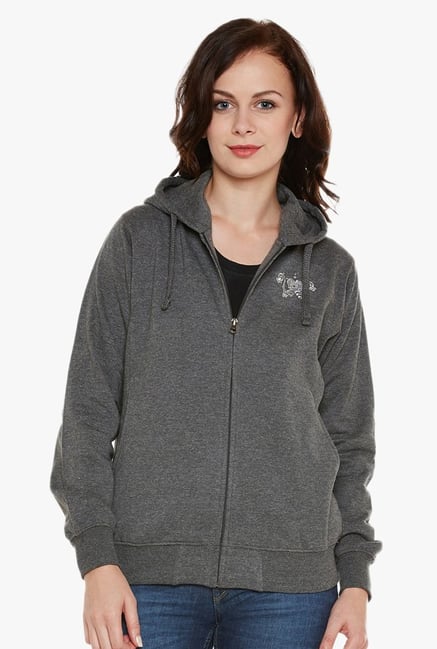 Cayman Dark Grey Textured Hoodie Cayman Dark Grey Textured Hoodie