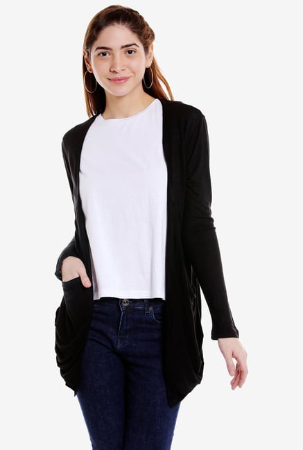Globus Black Full Sleeves Shrug Globus Black Full Sleeves Shrug