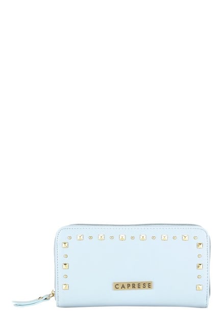 Caprese Sue Sky Blue Riveted Wallet Caprese Sue Sky Blue Riveted Wallet