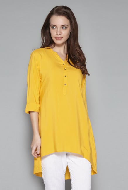 Utsa by Westside Yellow Kurta Utsa by Westside Yellow Kurta