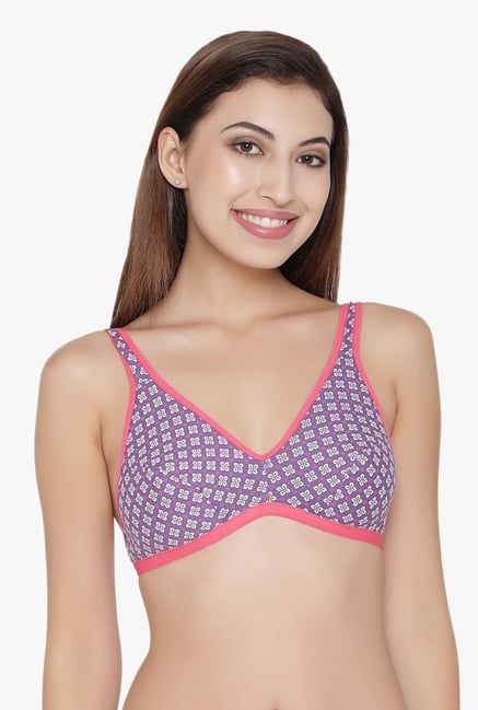 Clovia Purple Non Wired Non Padded T-Shirt Bra Clovia Purple Non Wired Non Padded T-Shirt Bra