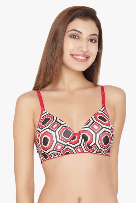 Clovia Red Non Wired Padded T-Shirt Bra Clovia Red Non Wired Padded T-Shirt Bra