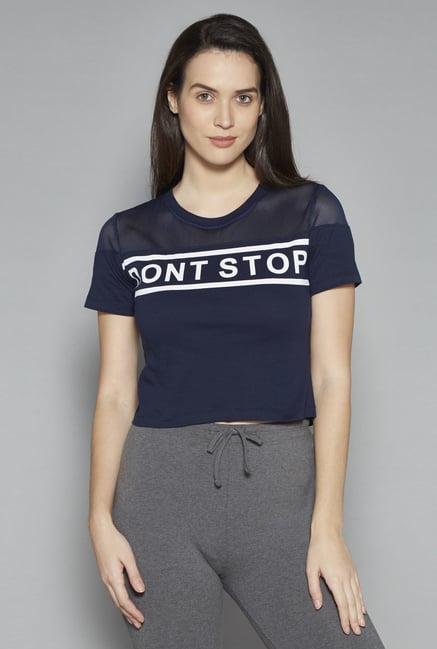 Studiofit by Westside Navy T-Shirt Studiofit by Westside Navy T-Shirt