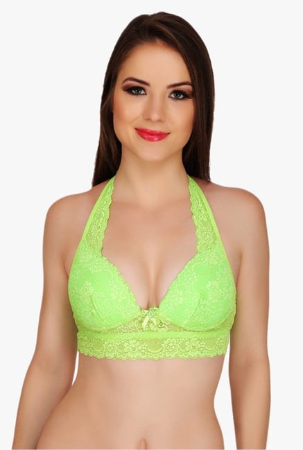 Urbaano Raabta Green Non Wired Padded Bralette Urbaano Raabta Green Non Wired Padded Bralette