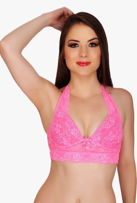 Urbaano Raabta Pink Non Wired Padded Bralette Urbaano Raabta Pink Non Wired Padded Bralette